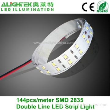 Double Line 144 Led/m 2835 Smd Flexible Led Strip Light Ribbon 